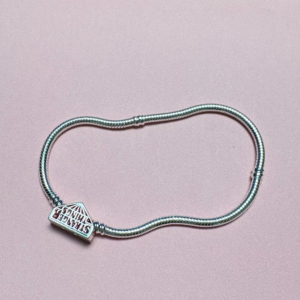 Pandora Stranger Things Clasp Snake Chain Bracelet